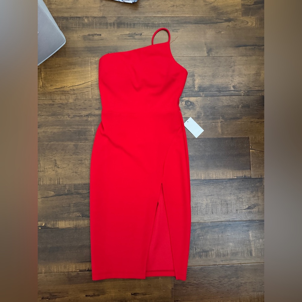 Elegant Red Women's Dress